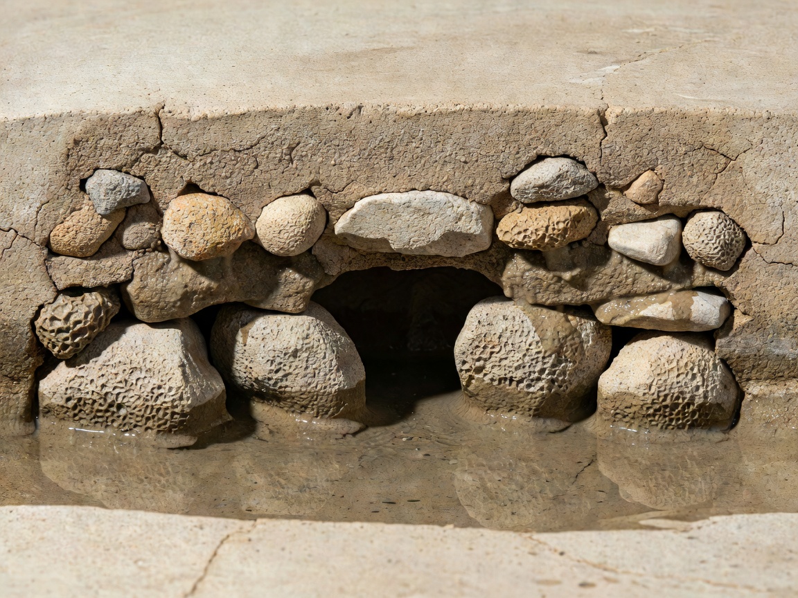 Sub-surface ceramic reservoir and capillary porous stones